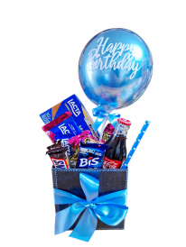 Box Happy birthday azul