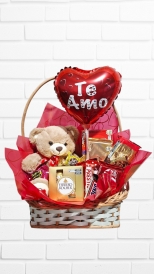 Cesta urso&chocolate