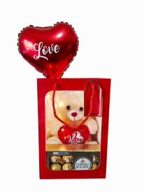 Sacola premium urso&Ferrero Rocher