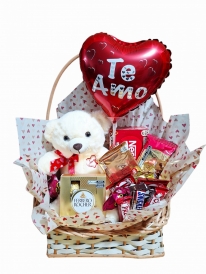 Cesta urso&chocolate