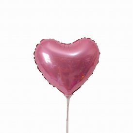 Balão coração rosa
