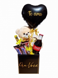 Urso e chocolate pra você