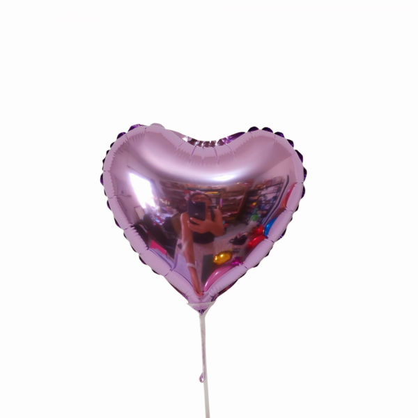 Balão coração lilás