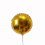 Balão redondo dourado