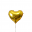 Balão coração dourado