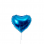Balão coração azul