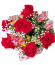 Buque com 6 rosas importadas